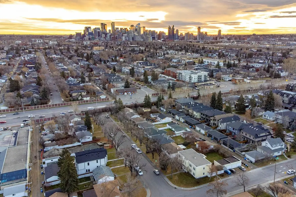 Calgary residential neighbourhood streets